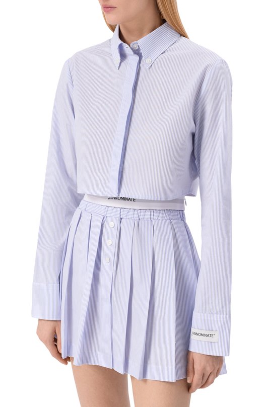 Хлопковая рубашка HINNOMINATE HMABW02586 Голубой  HMABW02586 Фото 3