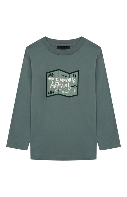 Хлопковый лонгслив EMPORIO ARMANI, арт. EB000728/AF16162