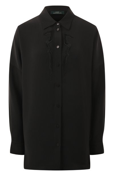 Женская шелковая рубашка AKHMADULLINA, арт. 1225.2BL603/S713