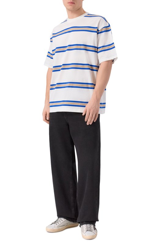 Хлопковая футболка HUGO Blue 50553511 Белый  50553511 Фото 2