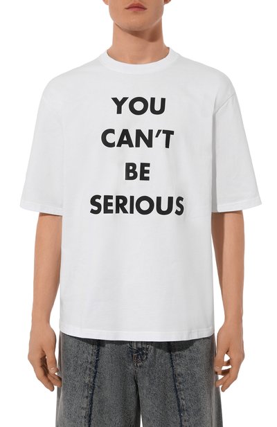 Хлопковая футболка MOSCHINO, арт. A0703/5244, фото 3