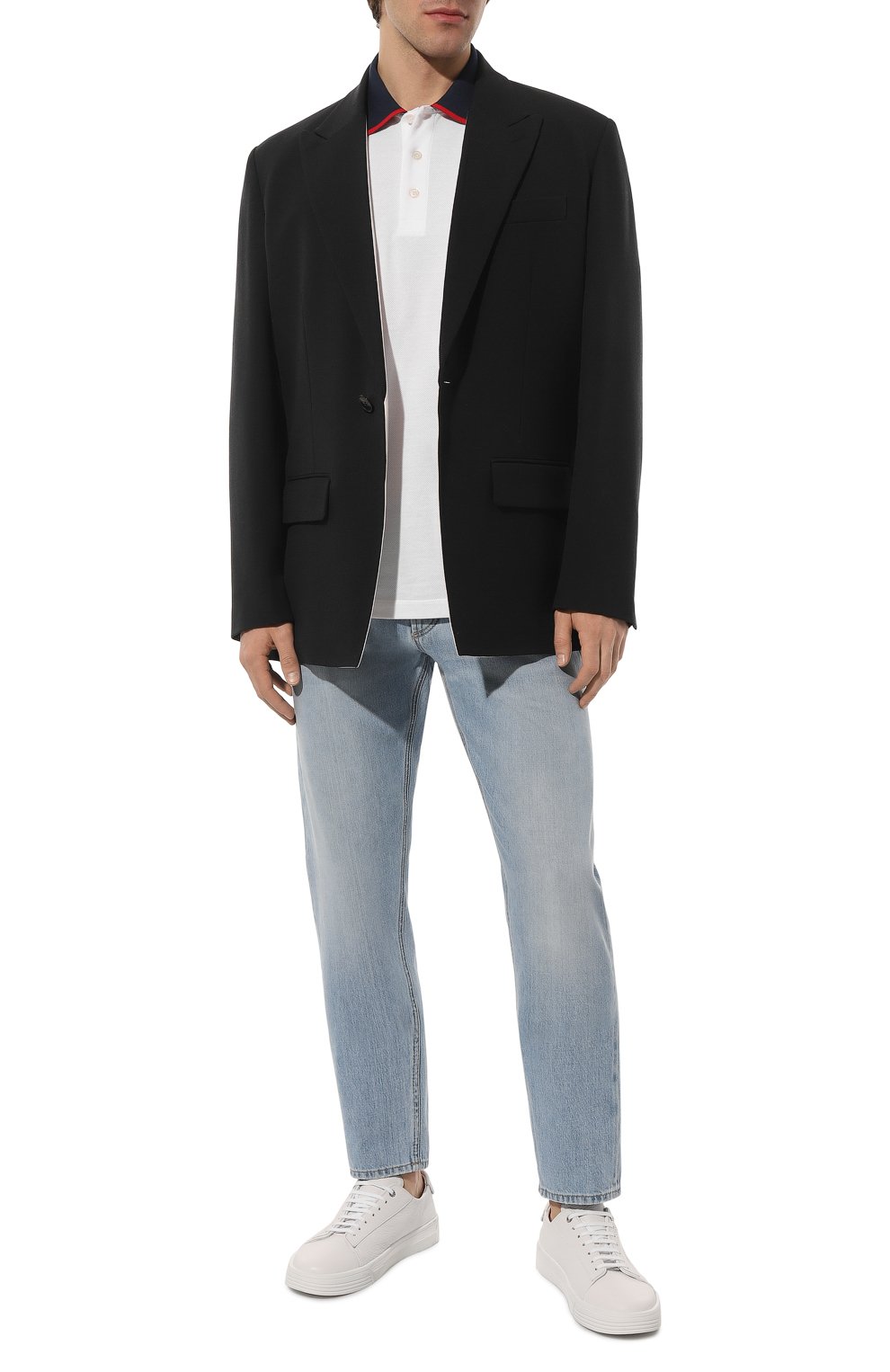 Хлопковое поло GUCCI, арт. 500972 X9M38, фото 2