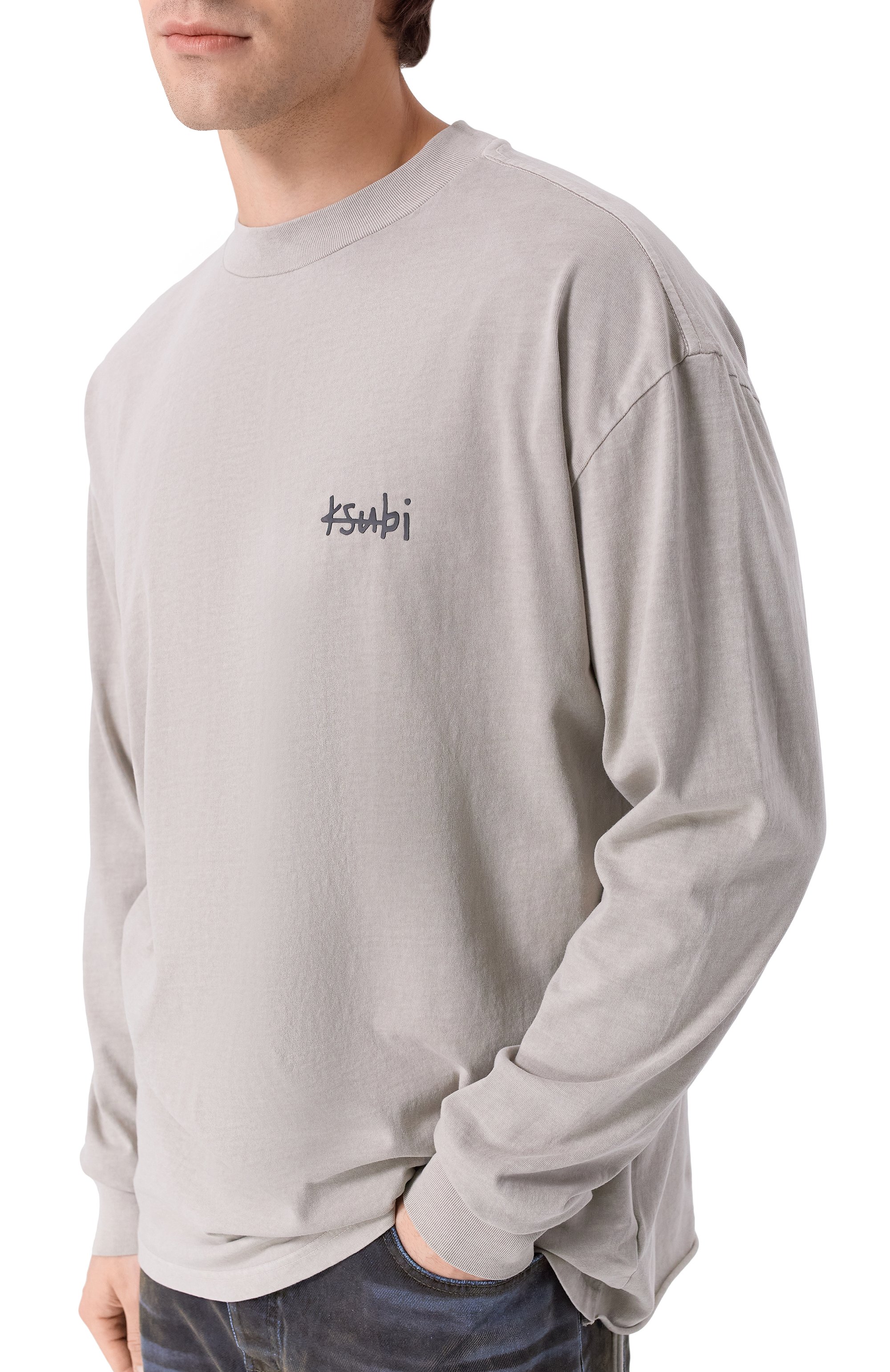 Хлопковый лонгслив KSUBI, арт. MFA25TE001, фото 5
