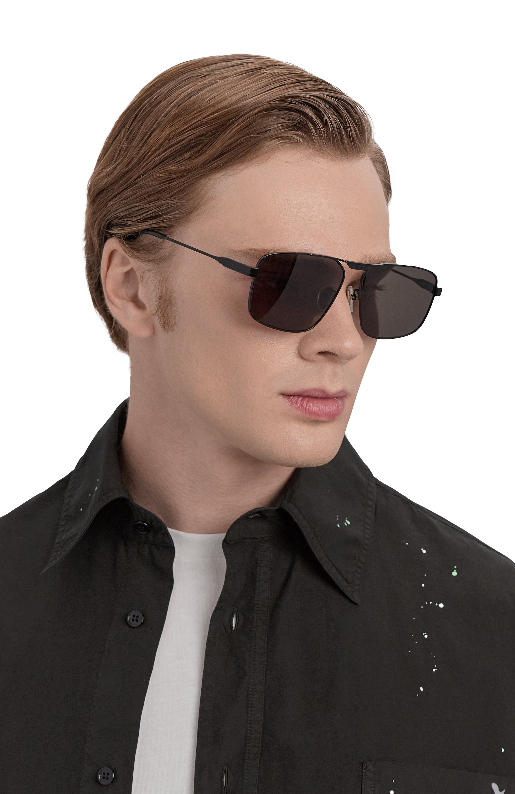 Солнцезащитные очки BALENCIAGA черного цвета по цене 47300 руб., арт. BB0418SK 001, фото 2 Солнцезащитные очки BALENCIAGA, арт. BB0418SK 001, фото 2