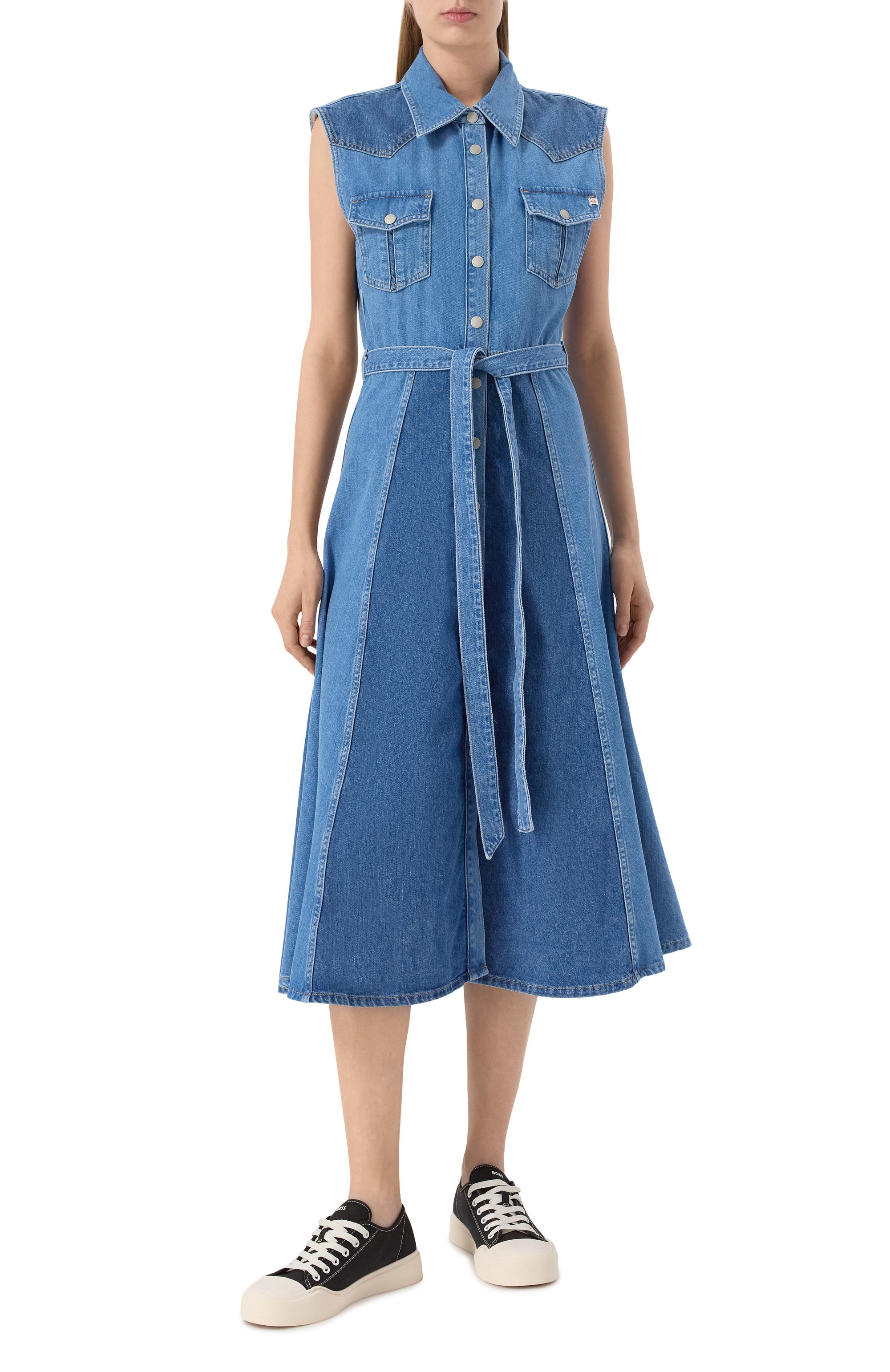 Джинсовое платье AG ADRIANO GOLDSCHMIED, арт. W0051-110, фото 3