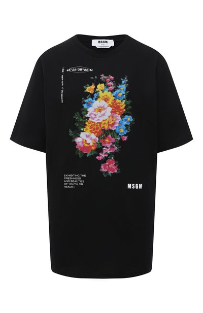 Женская хлопковая футболка MSGM, арт. 3041MDM161 217298