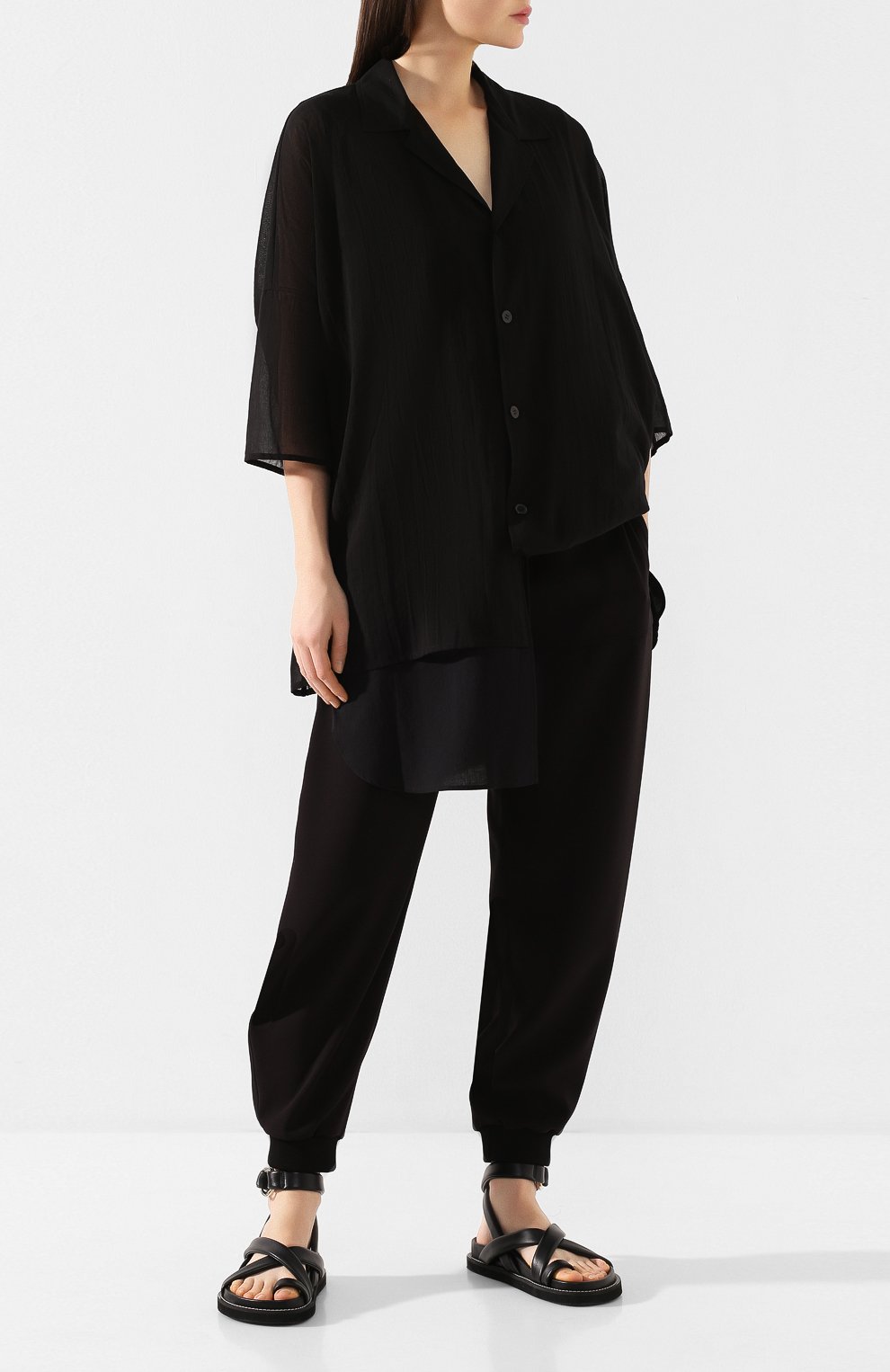 Хлопковая рубашка Y`S, арт. YS-B02-030, фото 2