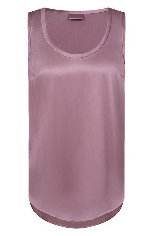 Атласный топ Brunello Cucinelli M0C59E0600 Фиолетовый M0C59E0600