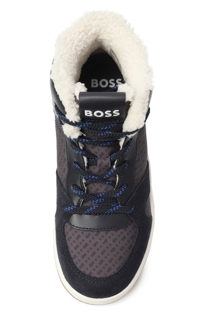 Комбинированные кеды BOSS, арт. J51311/30-35, фото 4