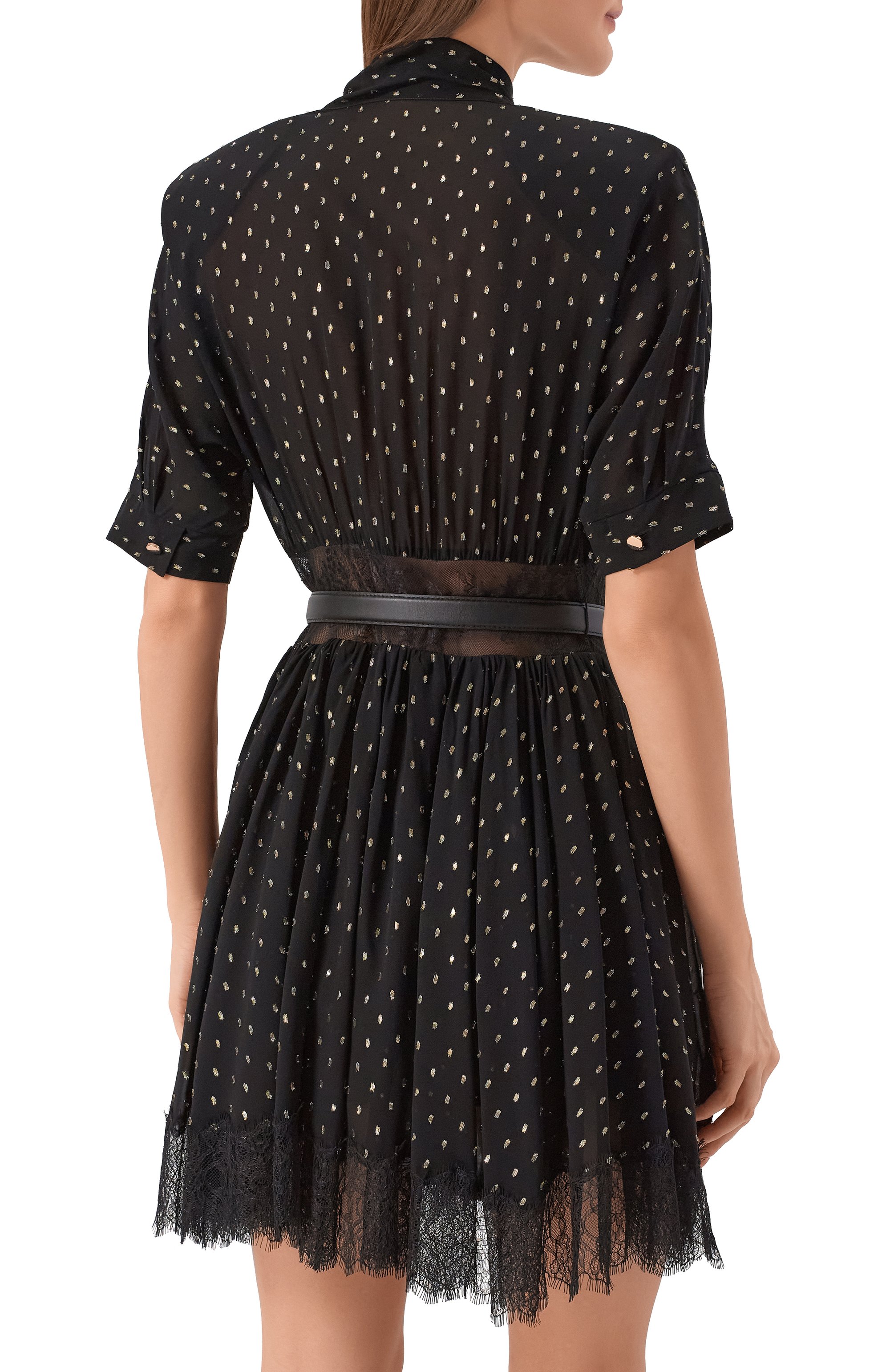 Платье из вискозы SELF-PORTRAIT, арт. RS26053SB, фото 3