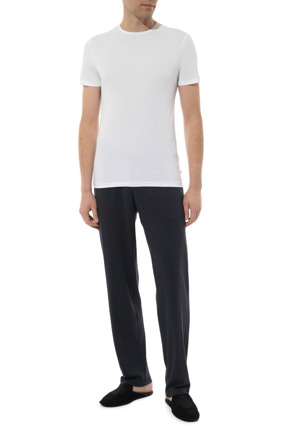 Хлопковая футболка DEREK ROSE белого цвета по цене 10350 руб., арт. 8005-JACK001, фото 2 Хлопковая футболка DEREK ROSE, арт. 8005-JACK001, фото 2