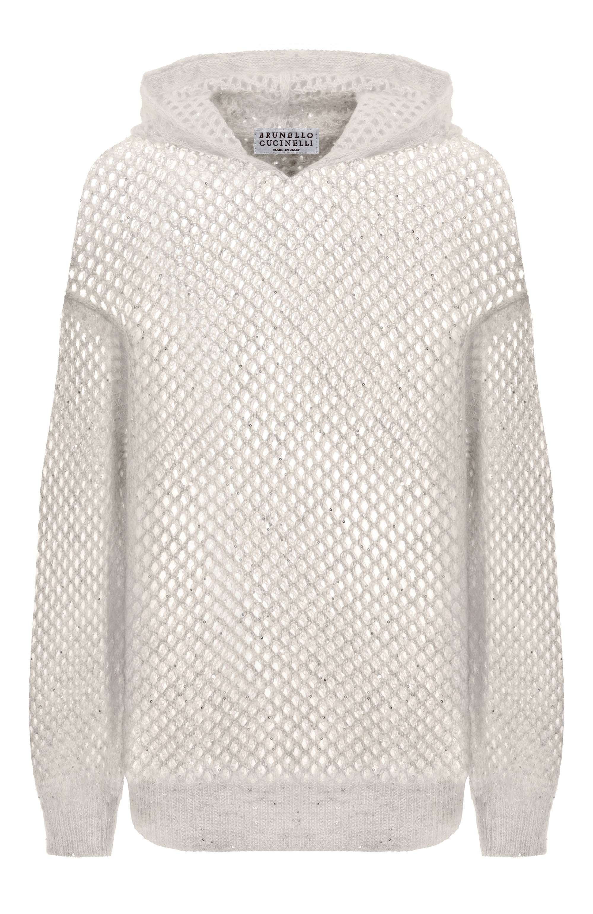 Худи из шерсти и хлопка BRUNELLO CUCINELLI, арт. MPS732409P, фото 1