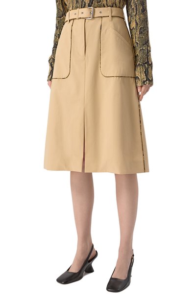 Хлопковая юбка DRIES VAN NOTEN, арт. 251-010809-1449, фото 3