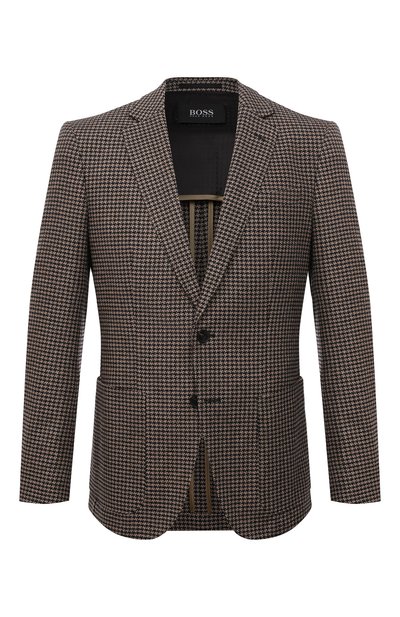 Пиджак из шерсти и хлопка BOSS, арт. 50459987, фото 1