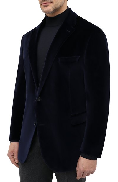 Хлопковый пиджак EDUARD DRESSLER, арт. 6431/26103, фото 3