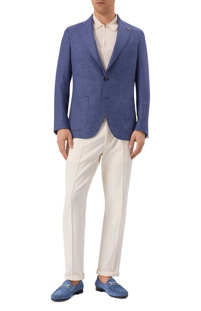 Пиджак из шерсти и шелка SARTORIA LATORRE, арт. EF74/UH0363, фото 3