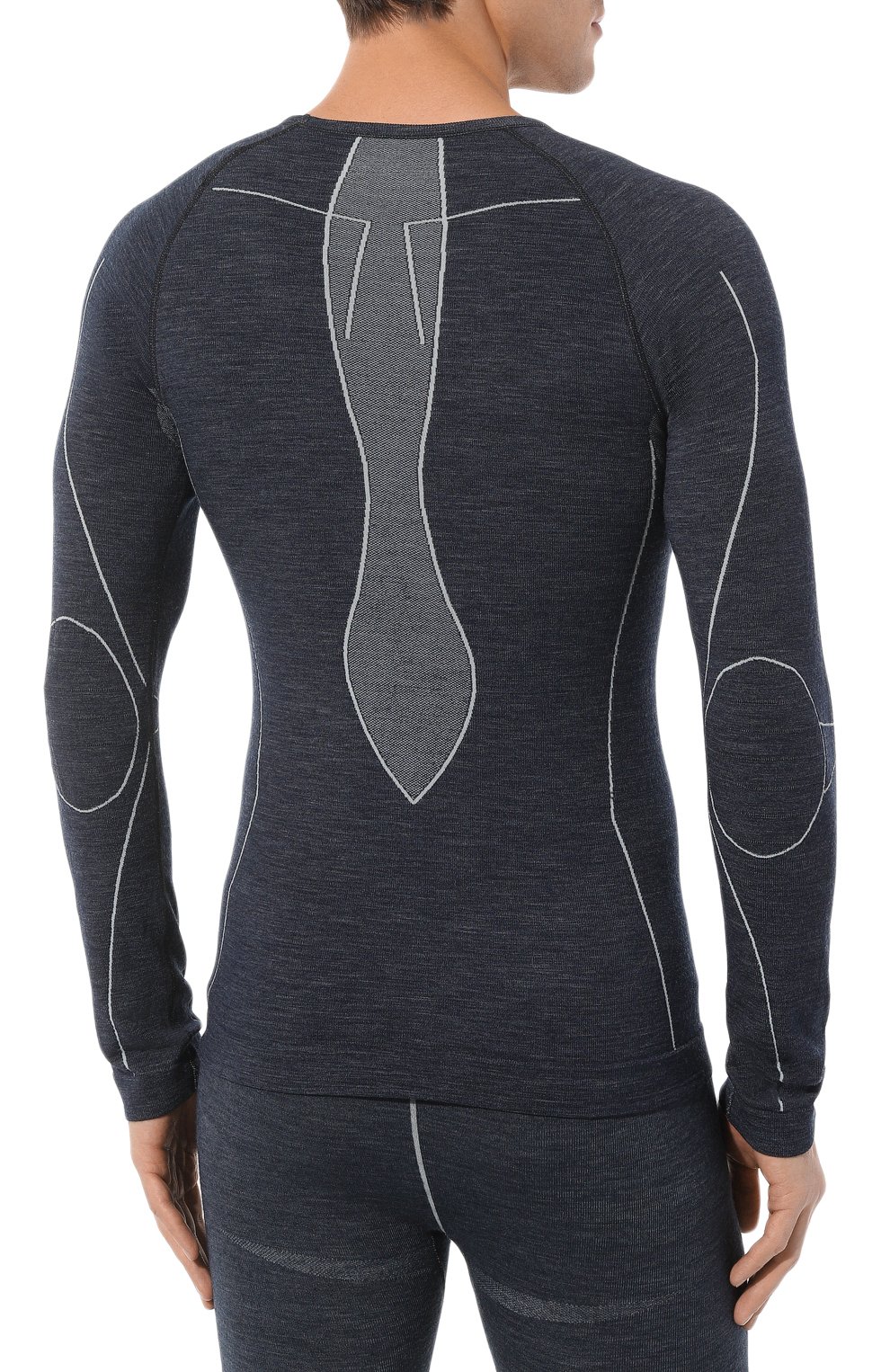 Лонгслив FALKE темно-синего цвета по цене 15210 руб., арт. 33411, фото 4 Лонгслив FALKE, арт. 33411, фото 4