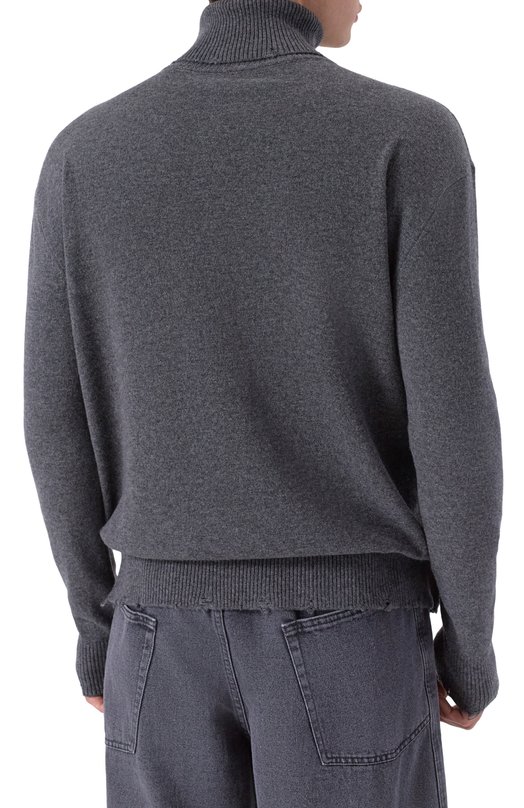 Водолазка из кашемира и шерсти Andrea Ya'aqov 25MMAG09/CASHMERE W00L Серый  25MMAG09/CASHMERE W00L Фото 4