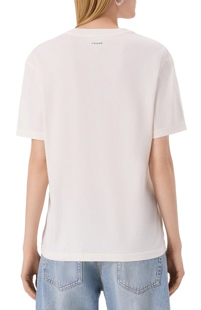 Хлопковая футболка frame x sotheby's FRAME DENIM, арт. ME25JTE017, фото 4