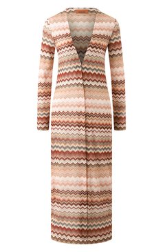 Женский кардиган из вискозы MISSONI разноцветного цвета, арт. DS25SM0K/BR00ZV | Фото 1 (Материал внешний: Вискоза; Материал сплава: Проставлено; Драгоценные камни: Проставлено; Рукава: Длинные; Длина (для топов): Удлиненные; Кросс-КТ: костюм; Женское Кросс-КТ: кардиган-трикотаж; Стили: Кэжуэл)