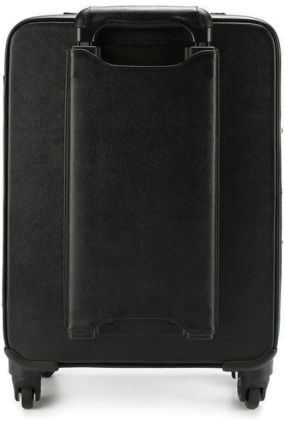 Кожаный дорожный чемодан с внешними карманами на молнии SERAPIAN, арт. SEV0EULL6369M34B, фото 4