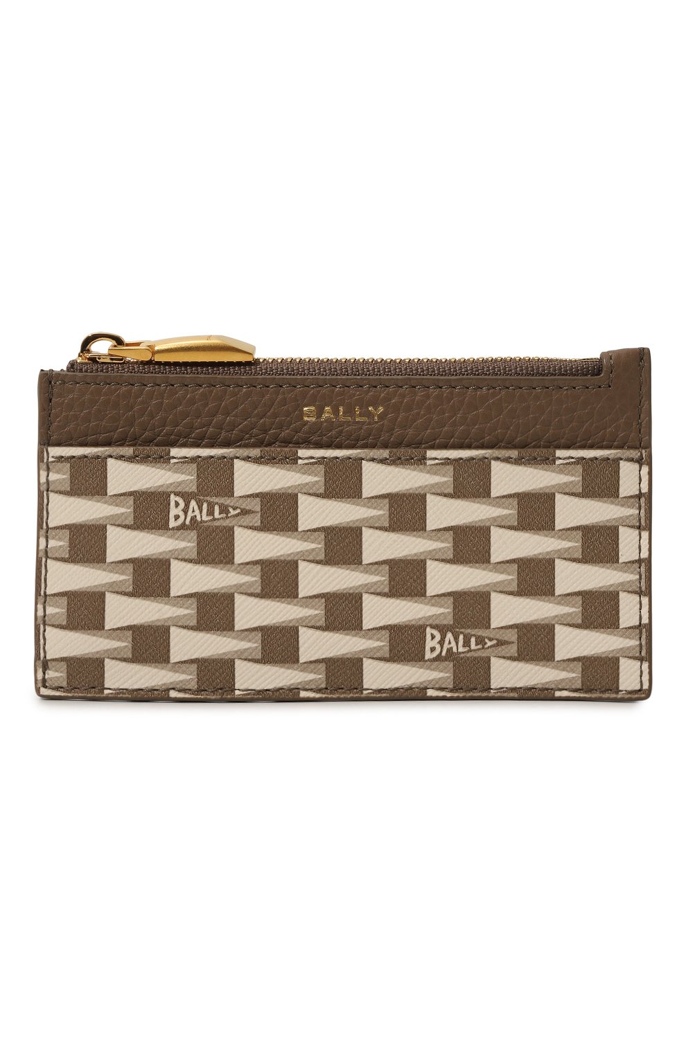 Футляр для кредитных карт BALLY коричневого цвета по цене 24100 руб., арт. WLB00W/TP046, фото 1 Футляр для кредитных карт BALLY, арт. WLB00W/TP046, фото 1