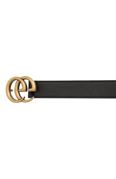 Кожаный ремень GUCCI черного цвета по цене 29950 руб., арт. 432707 B96OX, фото 3 Кожаный ремень GUCCI, арт. 432707 B96OX, фото 3