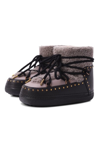 Женские кожаные полусапоги curly rock INUIKII, арт. 75202-087_001