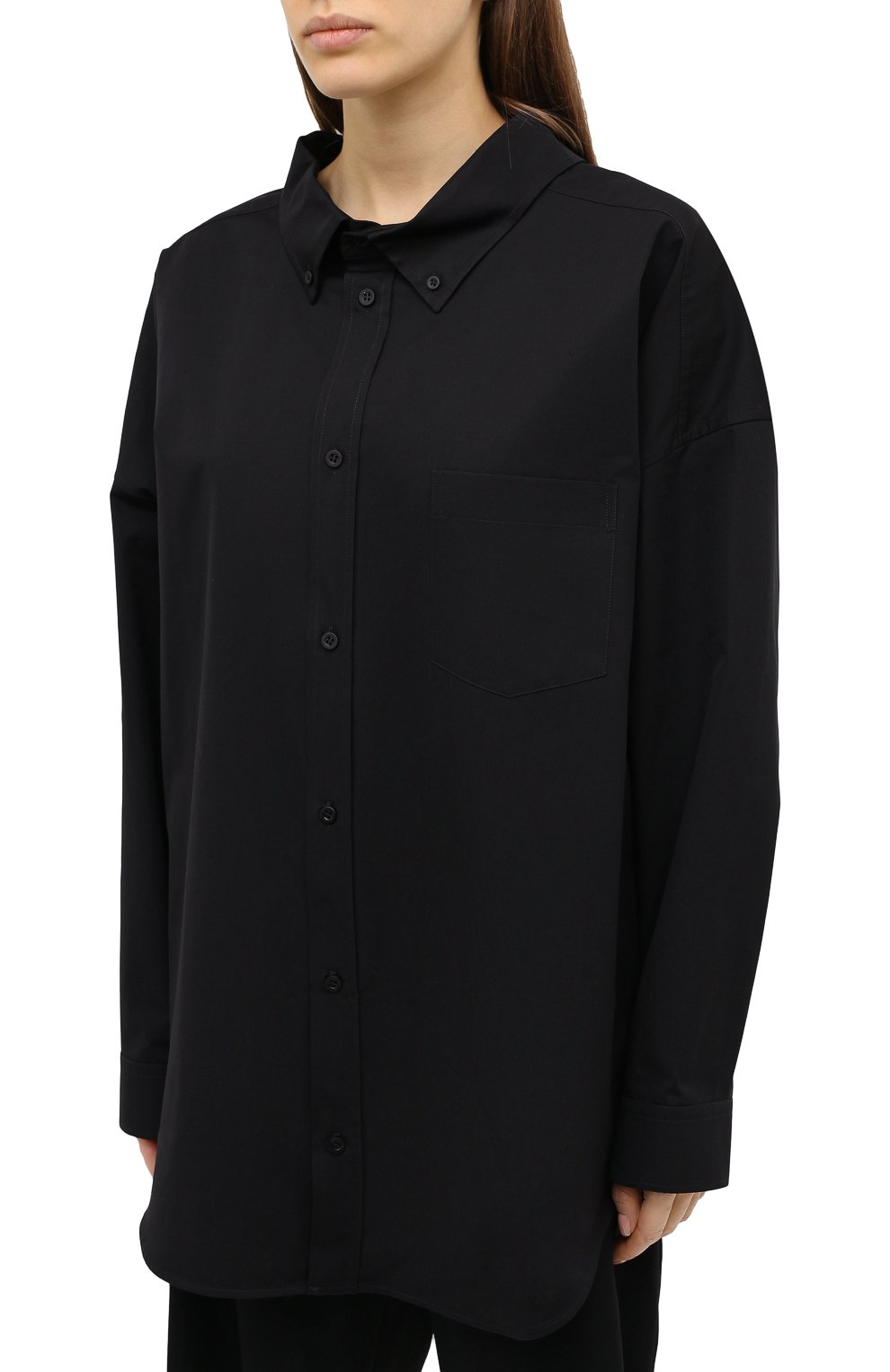 Хлопковая рубашка BALENCIAGA, арт. 622050/TIM39, фото 4