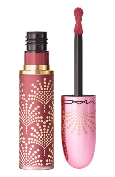 Женская жидкая помада powder kiss bubbles &amp; bows, оттенок the best gift is me (5ml) MAC, арт. NW2M-46