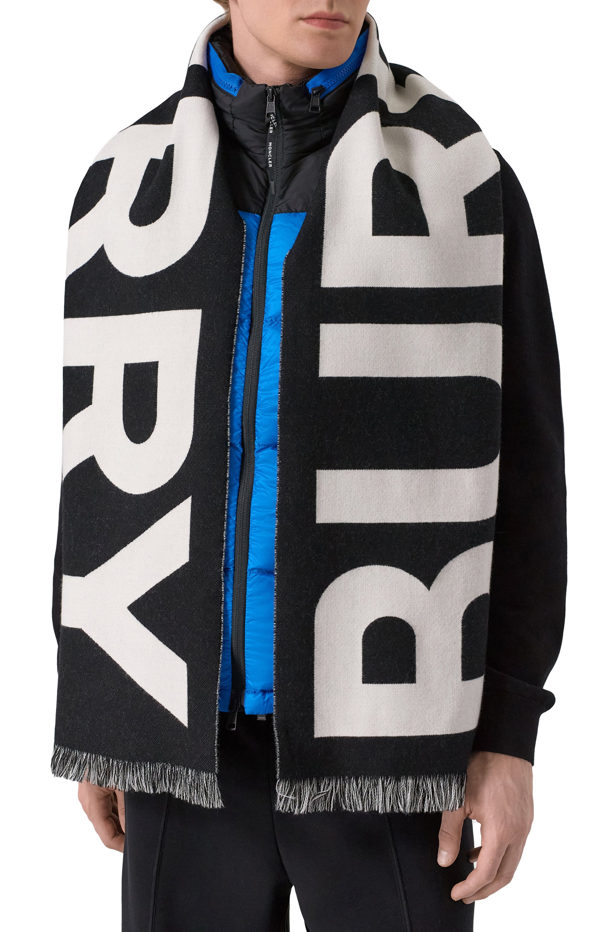 Шерстяной шарф BURBERRY, арт. 8054214, фото 2