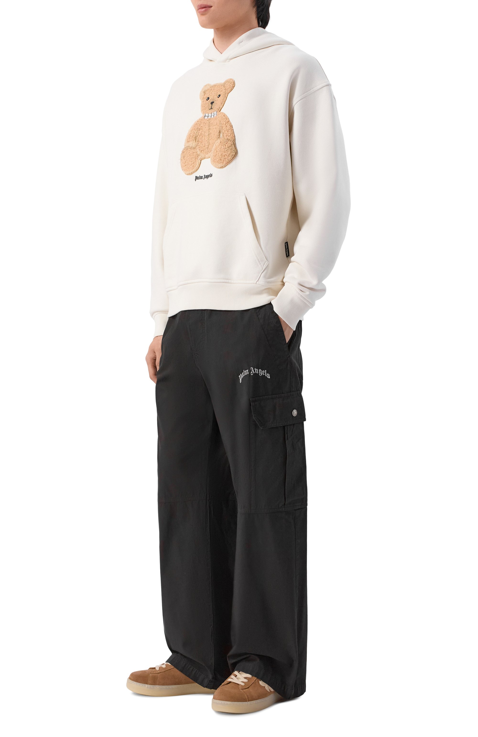 Замшевые кеды palm tennis PALM ANGELS, арт. PMIA111S26LEA001, фото 2