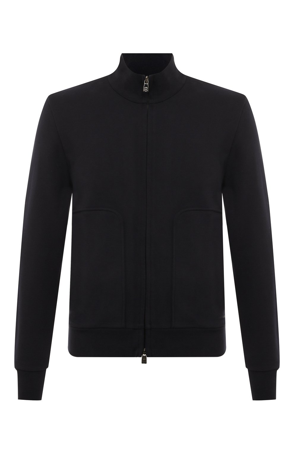 Хлопковая толстовка CORNELIANI темно-синего цвета по цене 39950 руб., арт. 94G560-9425006, фото 1 Хлопковая толстовка CORNELIANI, арт. 94G560-9425006, фото 1