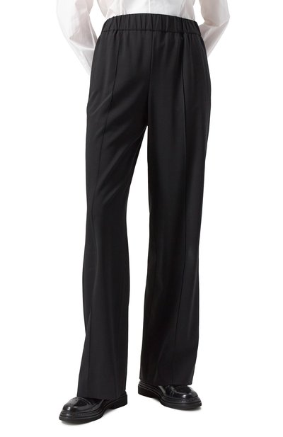 Шерстяные брюки DOLCE & GABBANA черного цвета по цене 95500 руб., арт. FTC6ZT/FUBAJ, фото 3 Шерстяные брюки DOLCE & GABBANA, арт. FTC6ZT/FUBAJ, фото 3