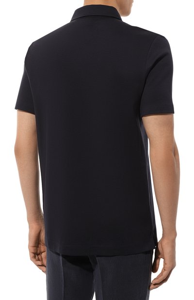 Хлопковое поло BOSS, арт. 50471335, фото 4