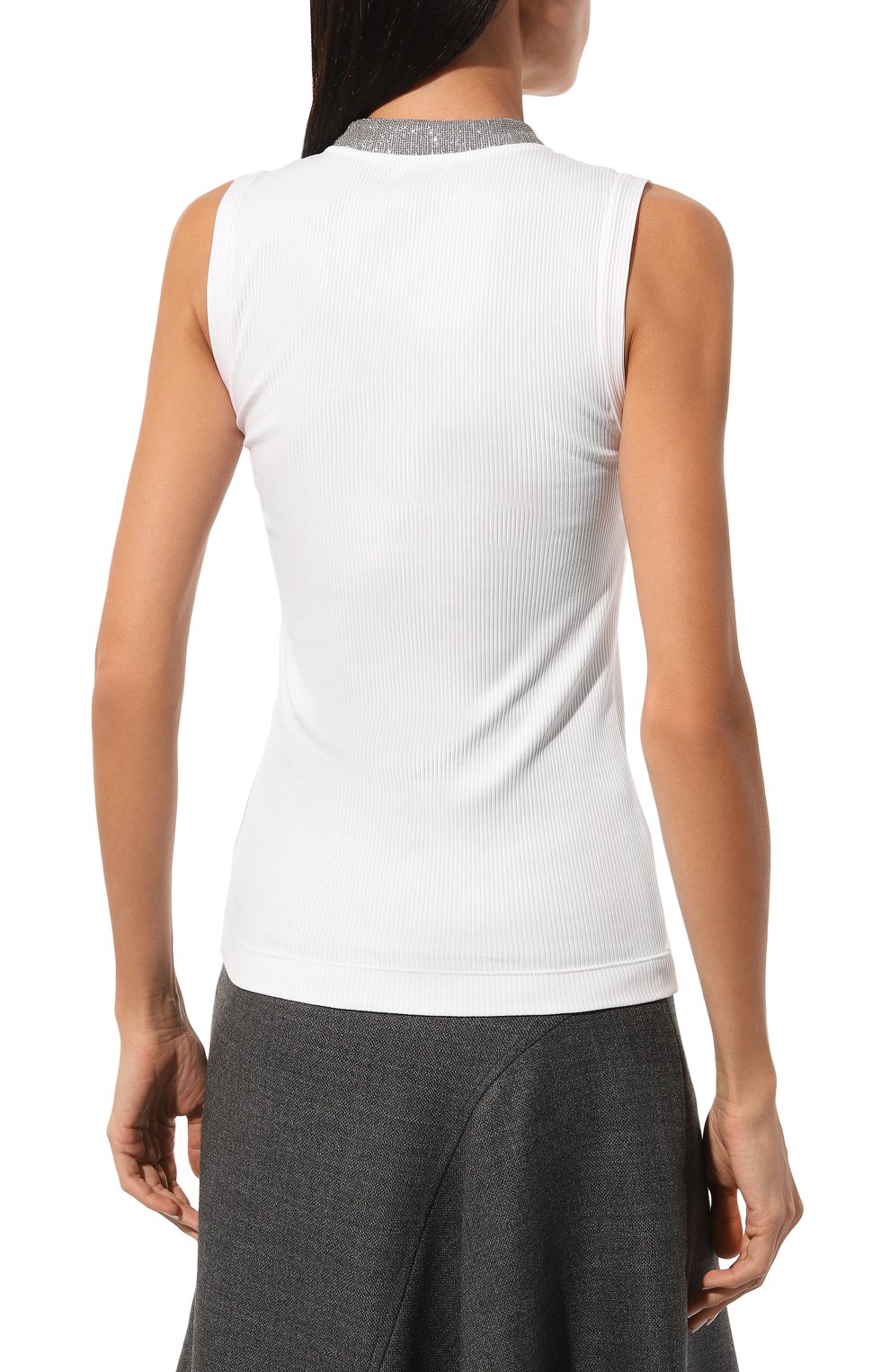 Хлопковый топ BRUNELLO CUCINELLI, арт. MP902HR330, фото 4