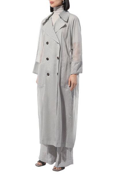 Хлопковый плащ BRUNELLO CUCINELLI, арт. MH7939890P, фото 3