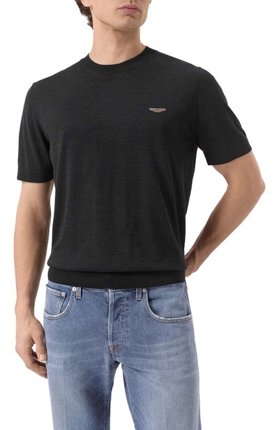 Джемпер из шелка и хлопка boss x aston martin BOSS CAMEL, арт. 50538092, фото 3