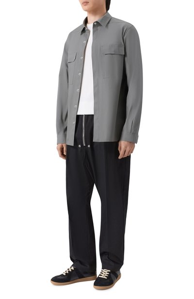 Мужские хлопковые брюки RICK OWENS, арт. RU01F2361/TE