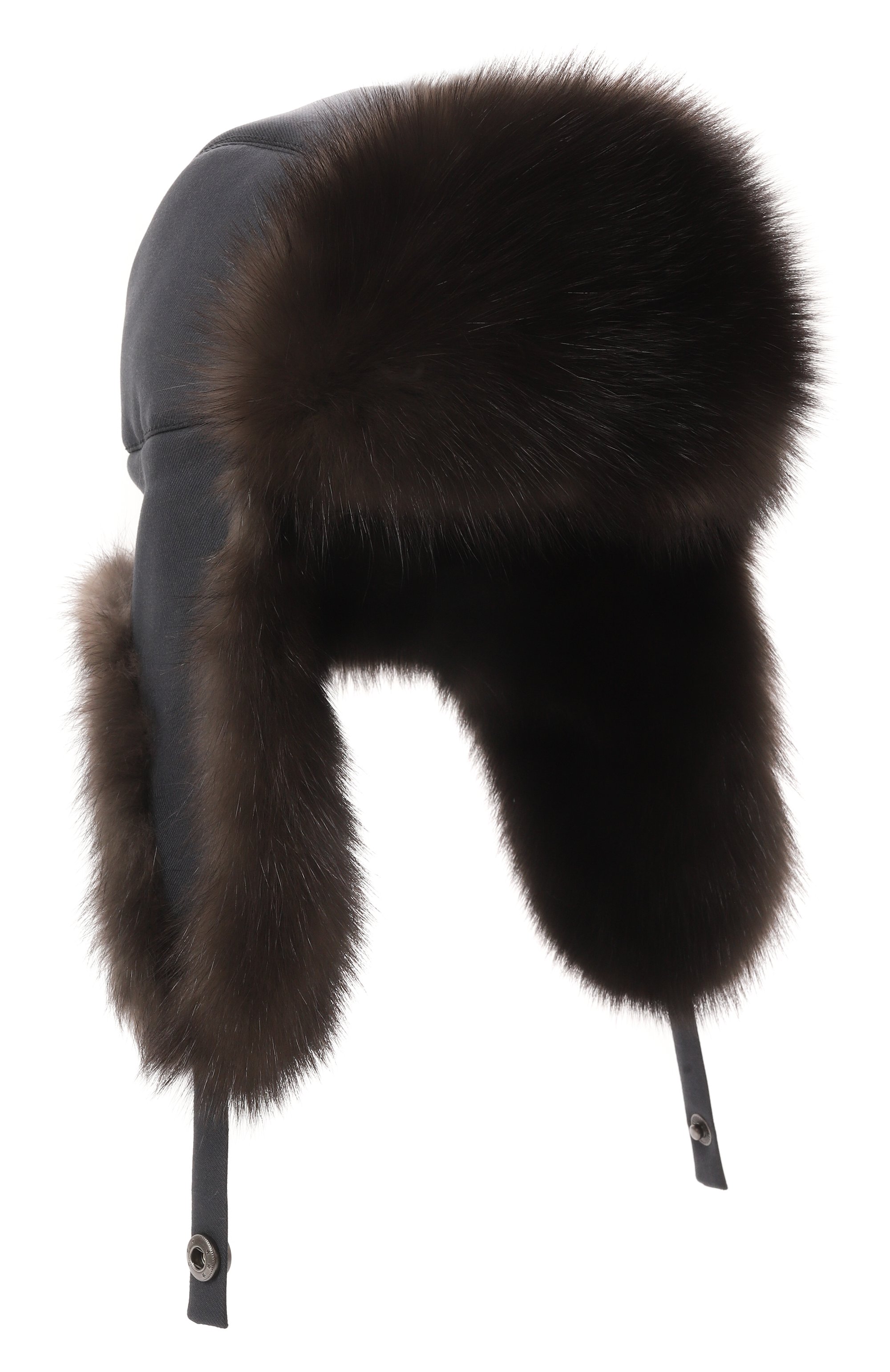 Шапка-ушанка авиатор с мехом соболя BLACK SABLE, арт. BS-24004EB/А, фото 1