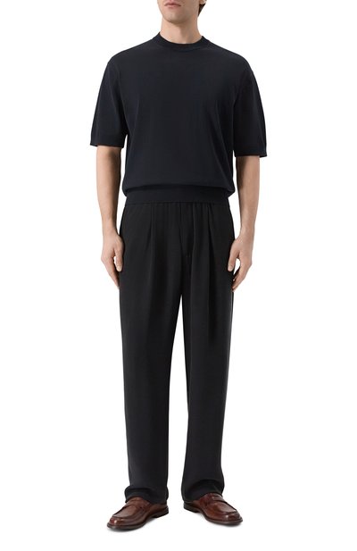 Кожаные пенни-лоферы PANTANETTI, арт. 19571D/G0THA, фото 2