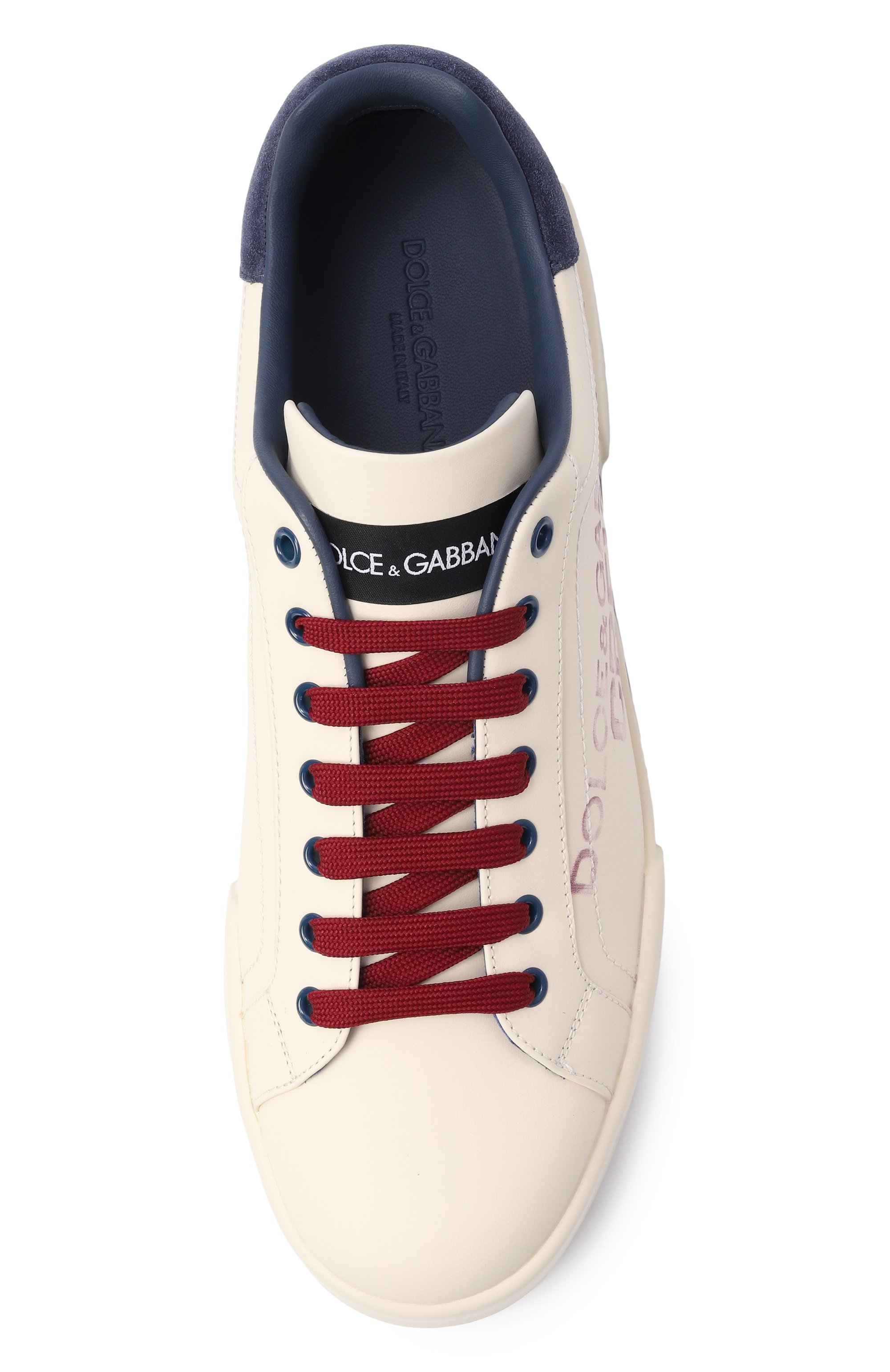 Кожаные кеды portofino light strobel DOLCE & GABBANA, арт. CS2398/A0191, фото 5