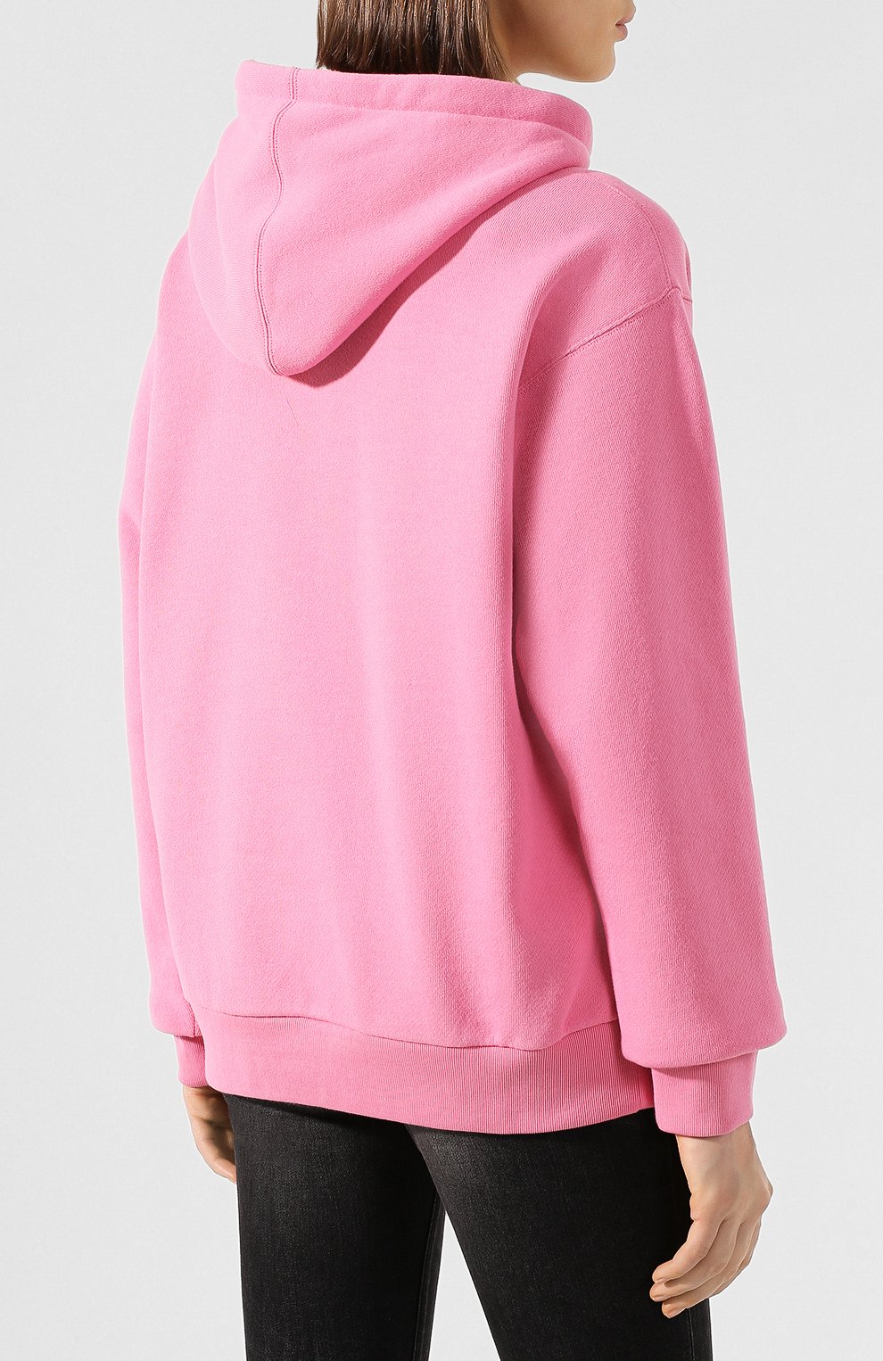 Хлопковое худи GUCCI розового цвета по цене 158400 руб., арт. 610160/XJCCK, фото 4 Хлопковое худи GUCCI, арт. 610160/XJCCK, фото 4