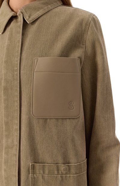 Джинсовая куртка YVES SALOMON, арт. 24EFV02369B06W/A8166, фото 5