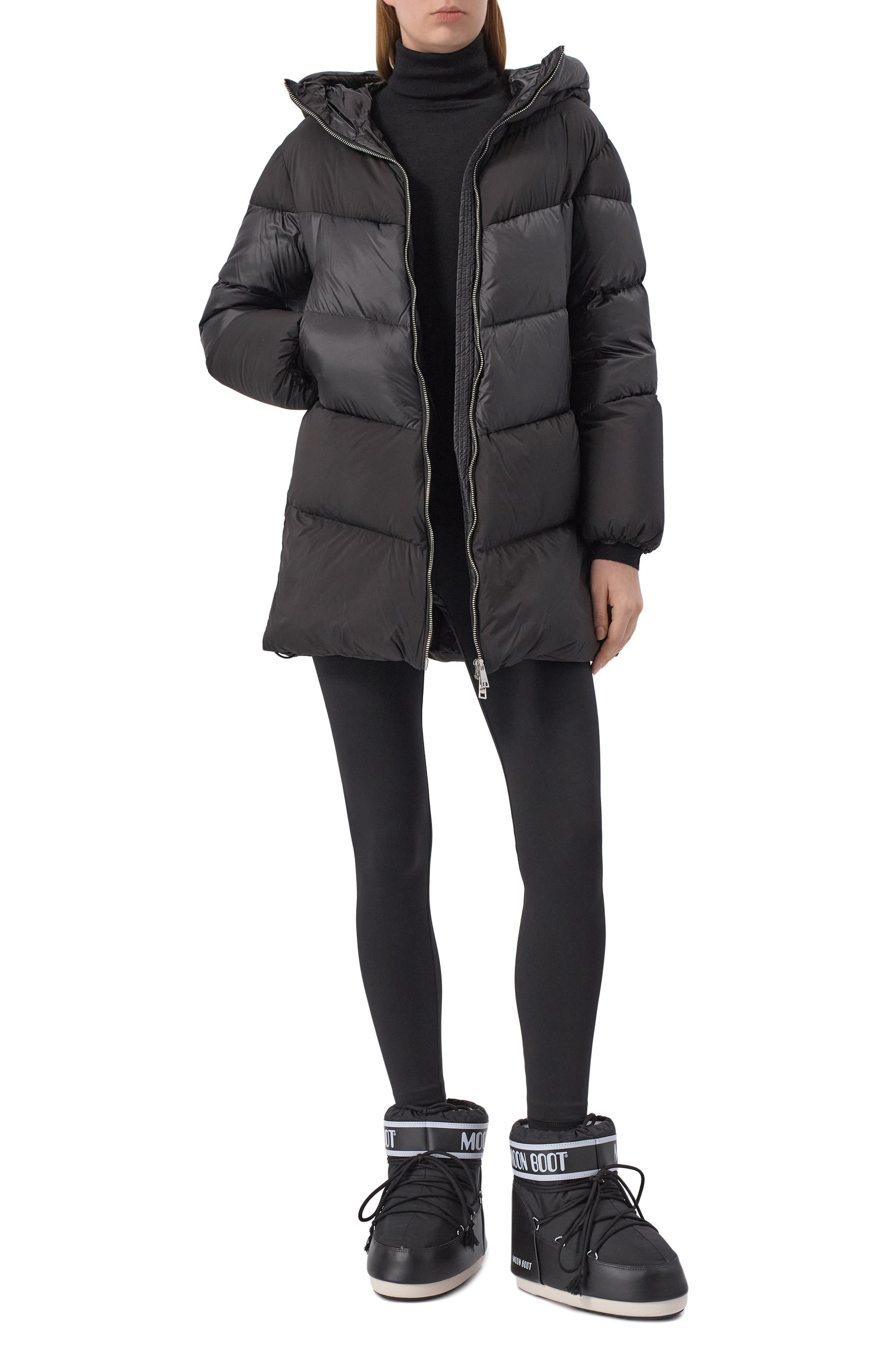 Пуховик ADD черного цвета по цене 89950 руб., арт. 12AWH550R, фото 2 Пуховик ADD, арт. 12AWH550R, фото 2