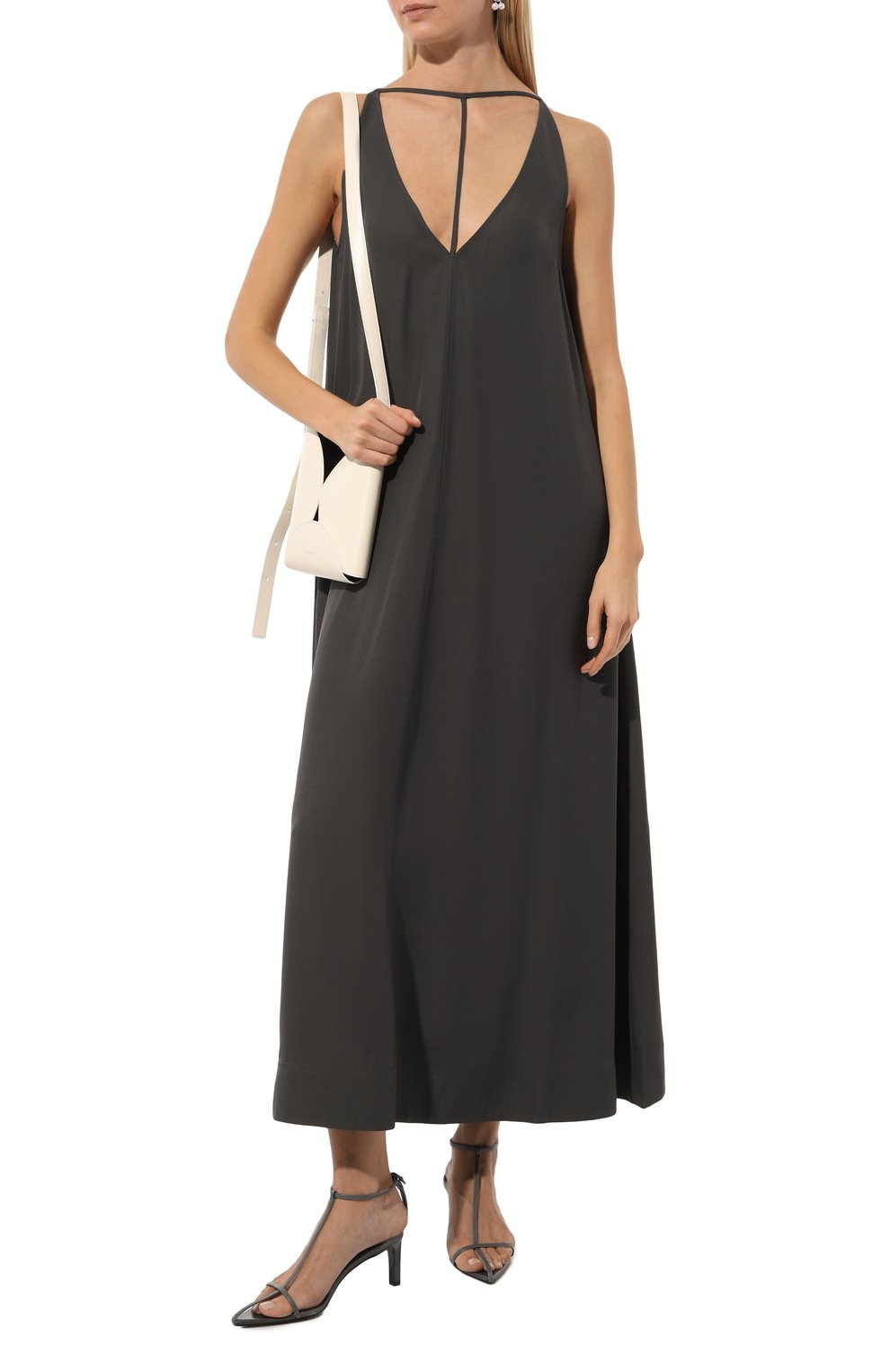 Платье из вискозы TOTEME, арт. 243-WRD0122-FB0020, фото 2