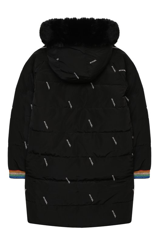 Утепленное пальто Sonia Rykiel Enfant Чёрный, фото 2