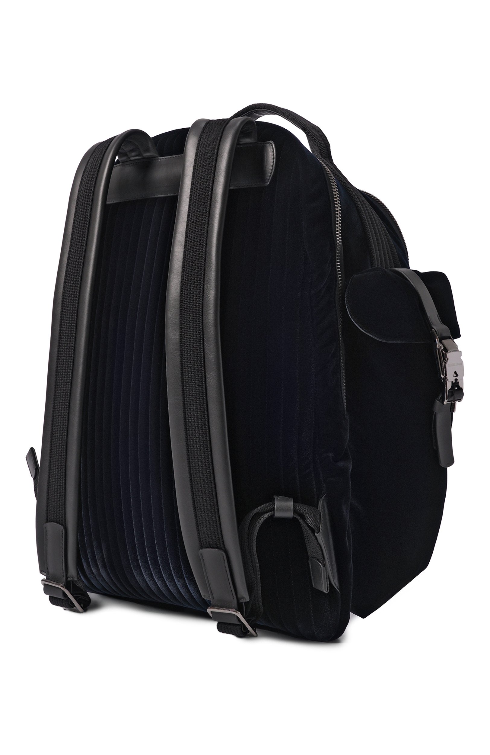 Рюкзак GIORGIO ARMANI темно-синего цвета по цене 372500 руб., арт. GM004585/AF30247, фото 3 Рюкзак GIORGIO ARMANI, арт. GM004585/AF30247, фото 3