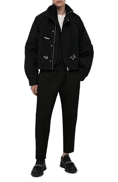 Кожаные кроссовки diamond x JIMMY CHOO, арт. DIAM0ND X STRAP/M/ADH, фото 2