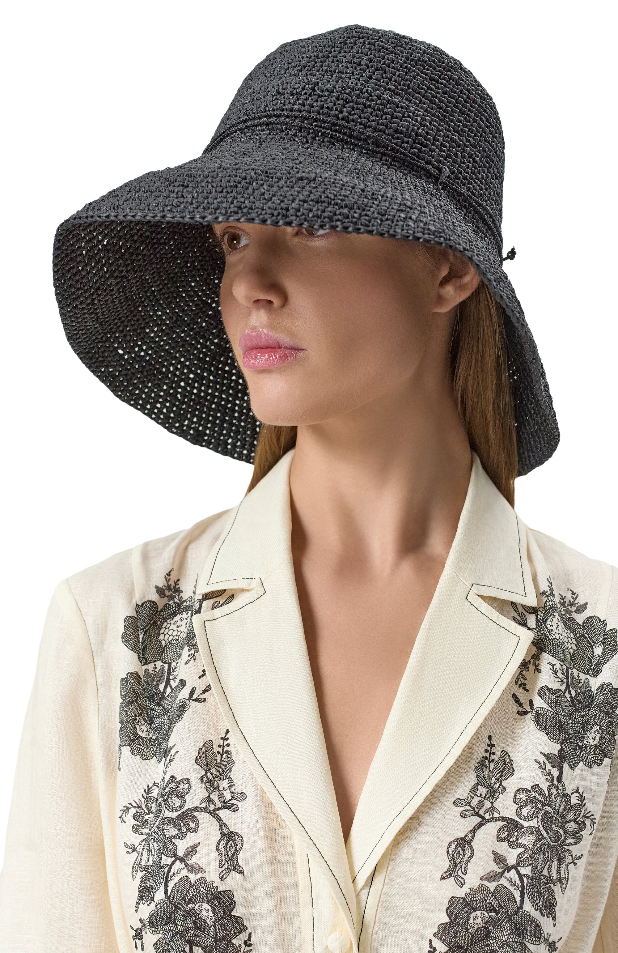 Шляпа fany SANS-ARCIDET черного цвета по цене 19050 руб., арт. FANY, фото 2 Шляпа fany SANS-ARCIDET, арт. FANY, фото 2